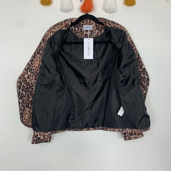NWT Lioness Palermo Leopard Print Blazer Size Small - Picture 7 of 14